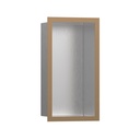 Hansgrohe 56094140 Wall Niche Brushed Stainless Steel With Design Frame 12"X 6"
