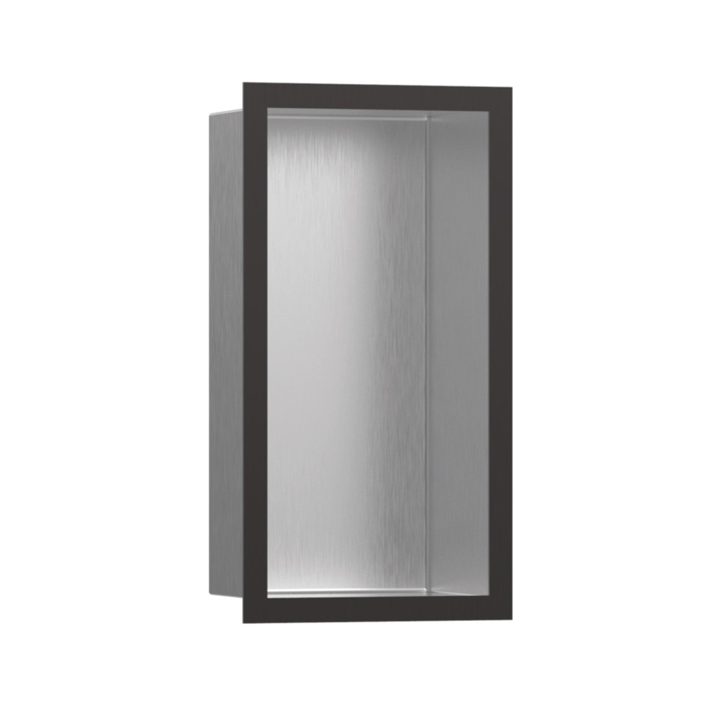 Hansgrohe 56094340 Wall Niche Brushed Stainless Steel With Design Frame 12"X 6"