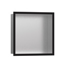Hansgrohe 56097670 Wall Niche Brushed Stainless Steel With Design Frame 12"X 12