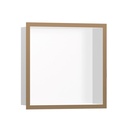 Hansgrohe 56099140 Wall Niche Matte White With Design Frame 12"X 12"X 4"