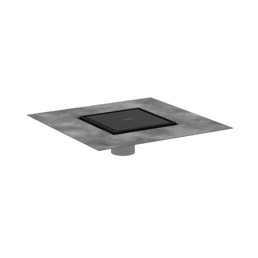 Hansgrohe 56134671 Raindrain Brilliance Point Drain Set 6"X 6" Trim Tileable Re