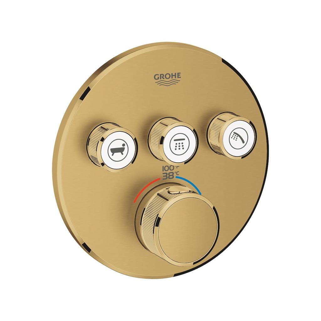 Grohe 29138GN0 Grohtherm SmartControl Thermostatic Trim with Control Module Brushed Cool Sunrise 1