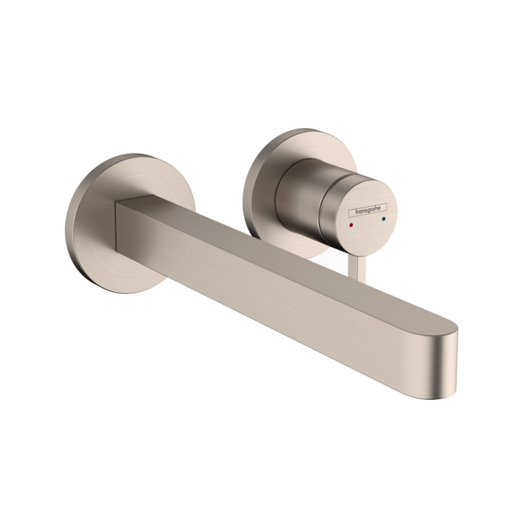 Hansgrohe 76050821 Wall-Mounted Single-Handle Faucet Trim 1.2 Gpm Brushed Nickel