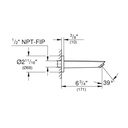 Grohe 13354EN3 Eurosmart Wall Spout Exp Us Grohe Brushed Nickel