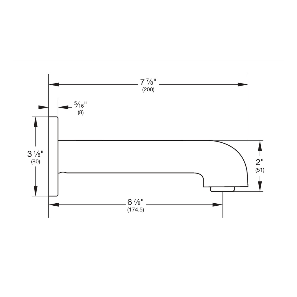 Grohe 134022430 Tub Spout Matte Black