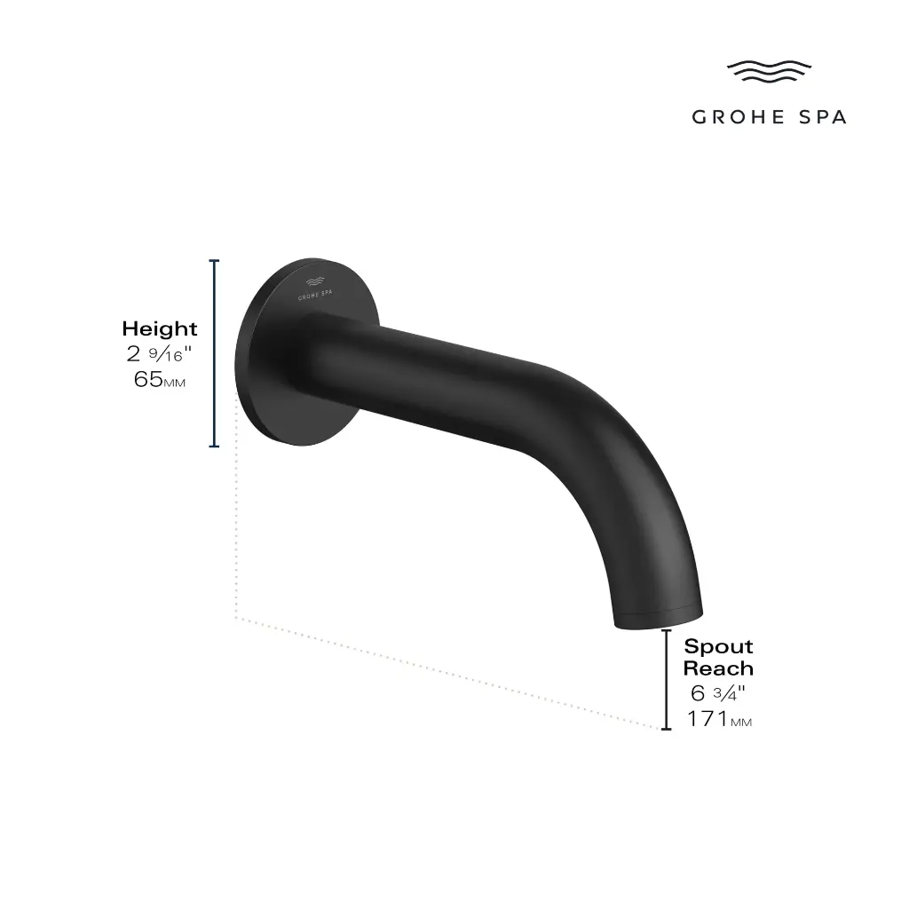 Grohe 13488GN0 Atrio New Bath Spout Exp Us Brushed Cool Sunrise