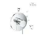 Grohe 142142430 Atrio New Pbv Fms Rapido Brause Us Matte Black