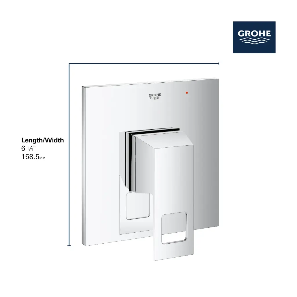 Grohe 144692430 Pressure Balance Valve Trim With Cartridge Matte Black