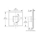 Grohe 144692430 Pressure Balance Valve Trim With Cartridge Matte Black