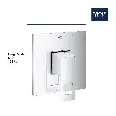 Grohe 14469EN0 Pressure Balance Valve Trim With Cartridge Brushed Nickel