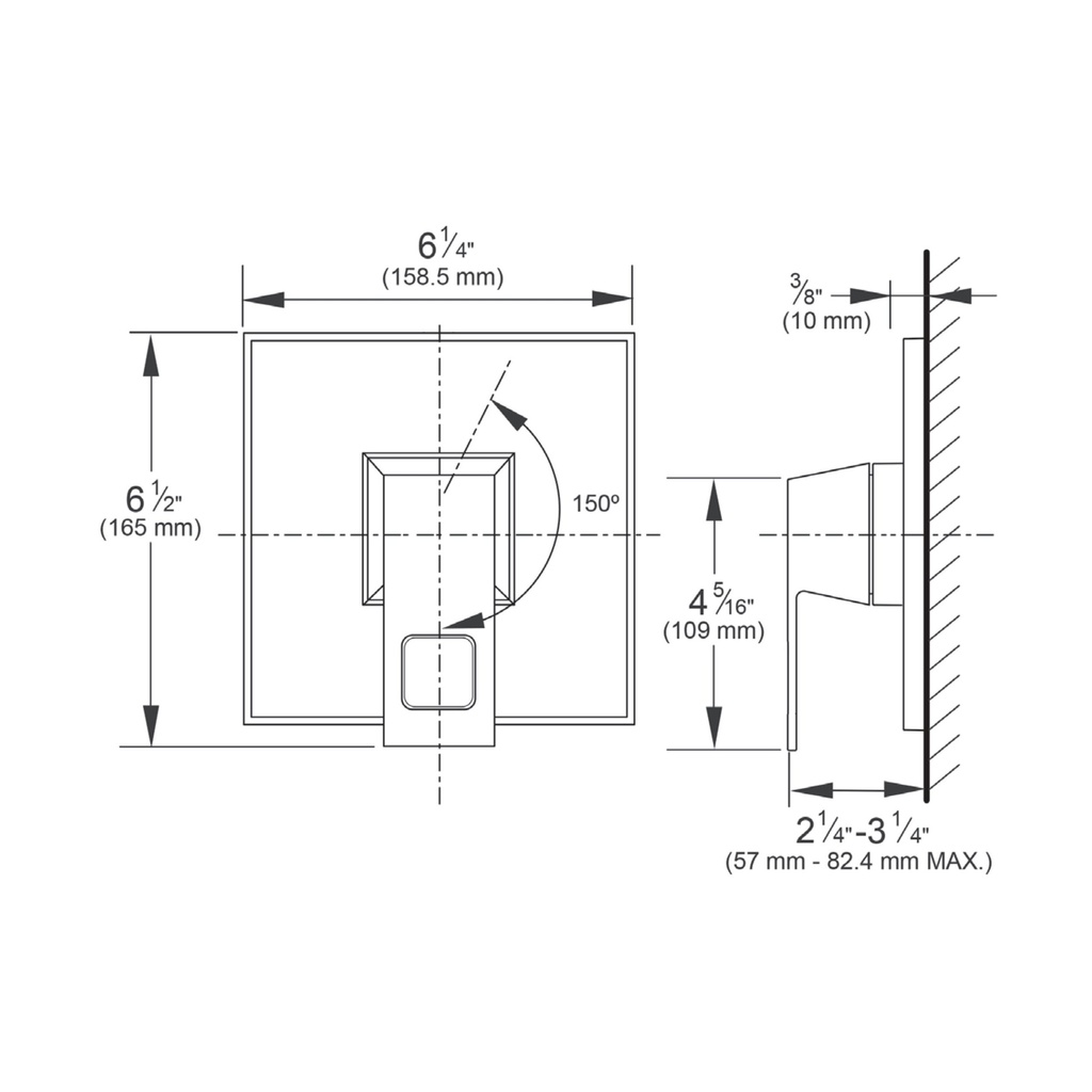 Grohe 14469EN0 Pressure Balance Valve Trim With Cartridge Brushed Nickel