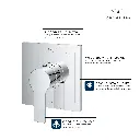 Grohe 193752431 Pressure Balance Valve Trim With Cartridge Matte Black