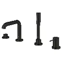 Grohe 195782431 Essence Four-Hole Roman Tub Filler With Hand Shower Matte Black