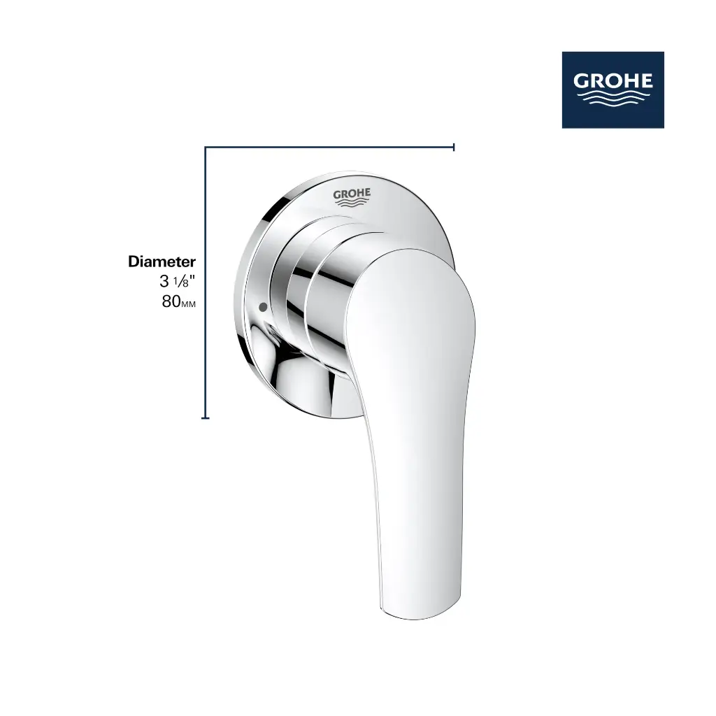 Grohe 19970EN3 Eurosmart 2-Way Diverter Us Grohe Brushed Nickel