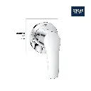 Grohe 19970EN3 Eurosmart 2-Way Diverter Us Grohe Brushed Nickel