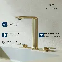 Grohe 20584En1 8-Inch Widespread 2-Handle M-Size Bathroom Faucet 1.2 Gpm Brushed Nickel