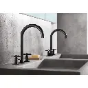Grohe 206592430 Atrio New 2 Handles 3- Holes L Matte Black