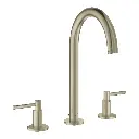 Grohe 20659En0 8-Inch Widespread 2-Handle L-Size Bathroom Faucet 1.2 Gpm Brushed Nickel