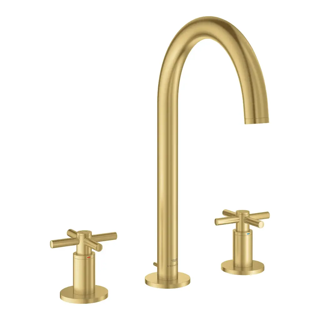 Grohe 20659Gn0 Atrio New 2 Handles 3- Holes L Brushed Cool Sunrise