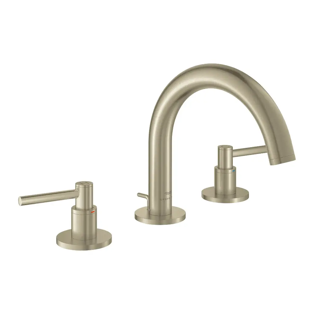 Grohe 20660En0 8-Inch Widespread 2-Handle S-Size Bathroom Faucet 1.2 Gpm Brushed Nickel