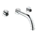 Grohe 20663000 Atrio 2-Handle Wall Mount Faucet 1.2 Gpm Chrome