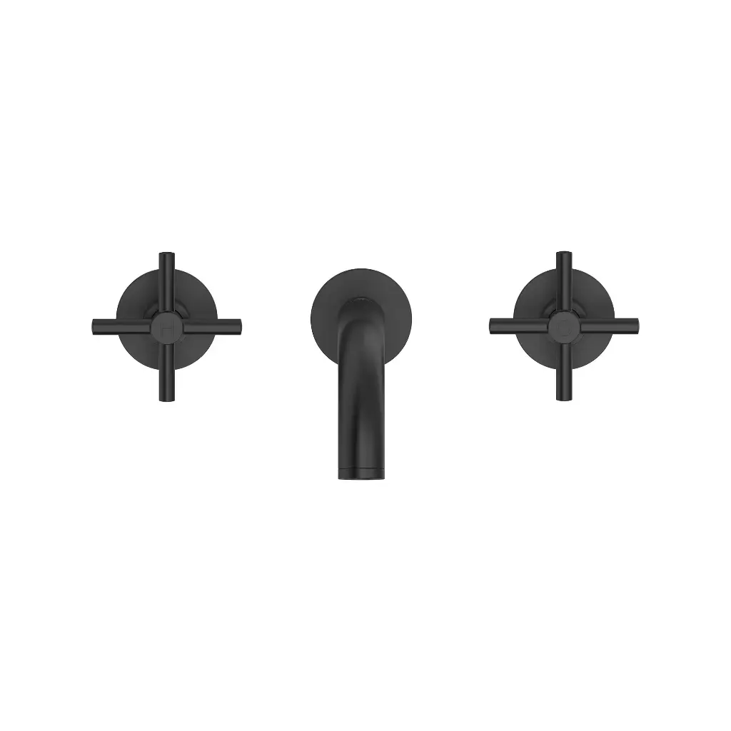 Grohe 206632430 Atrio New 2 Handles Trimset Basin 3- Holes M Matte Black