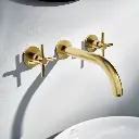 Grohe 20663GN0 Atrio New 2 Handles Trimset Basin 3- Holes M Brushed Cool Sunrise