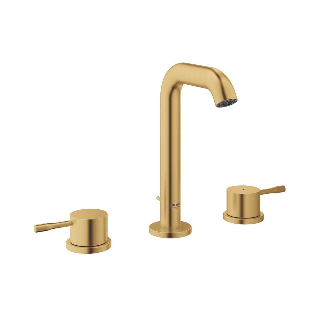Grohe 20297GNA Essence 8 Widespread Two Handle Bathroom Faucet Brushed Cool Sunrise 1
