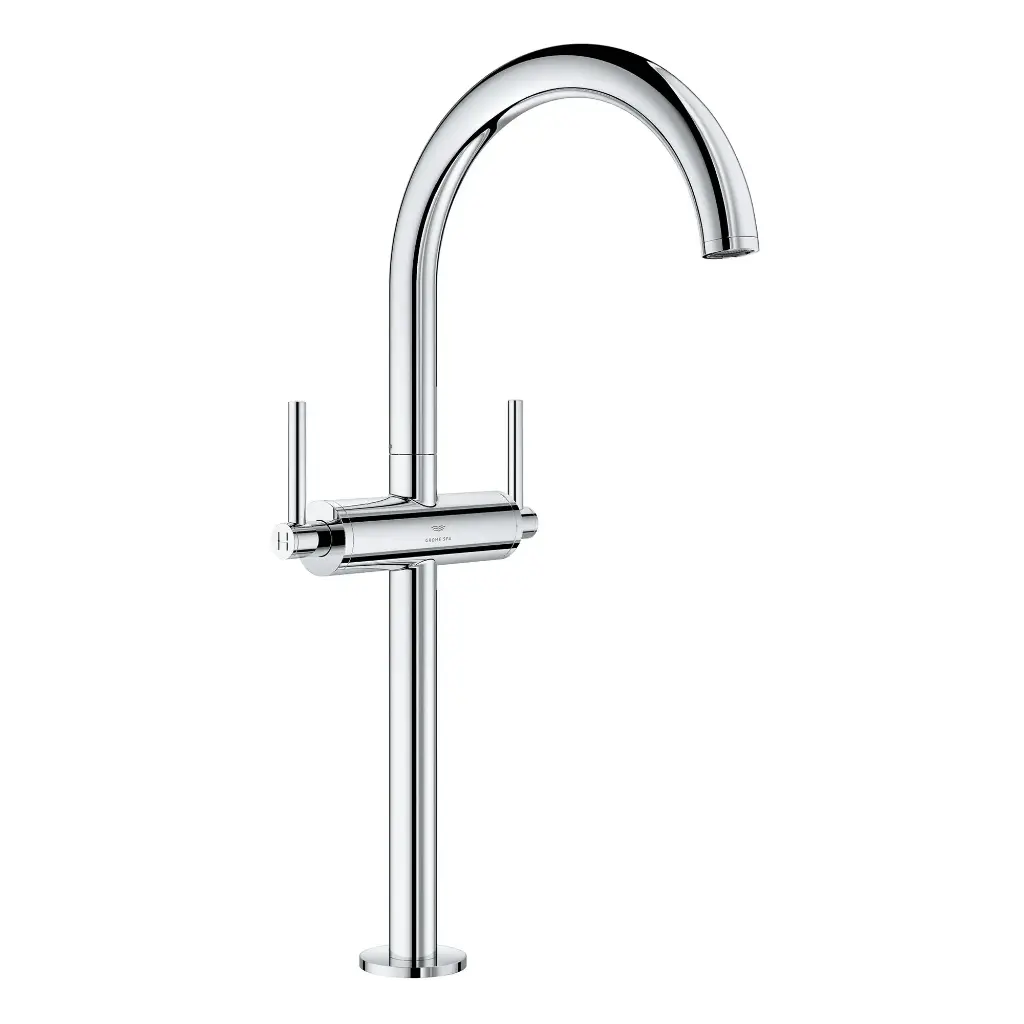Grohe 21161000 Single Hole Two-Handle Xl-Size Bathroom Faucet 1.2 Gpm Chrome