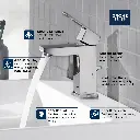 Grohe 23129ENA Single Hole Single-Handle S-Size Bathroom Faucet 4.5 L/Min (1.2 Gpm) Brushed Nickel