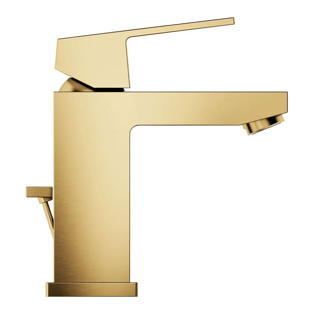 Grohe 23129GNA Single Hole Single-Handle S-Size Bathroom Faucet 4.5 L/Min (1.2 Gpm) Brushed Cool Sunrise