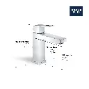 Grohe 236702430 Single Hole Single Handle M-Size Bathroom Faucet 4.5 L/Min (1.2 Gpm) Matte Black