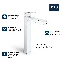 Grohe 23671EN0 Single Hole Single-Handle Deck Mount Vessel Sink Faucet 4.5 L/Min (1.2 Gpm) Brushed Nickel
