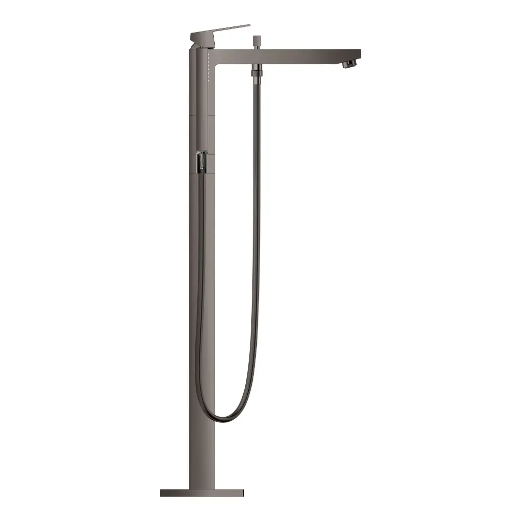 Grohe 23672A01 Single Handle Freestanding Tub Faucet With 6.6 L/Min (1.75 Gpm) Hand Shower Hard Graphite