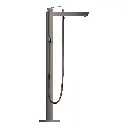 Grohe 23672A01 Single Handle Freestanding Tub Faucet With 6.6 L/Min (1.75 Gpm) Hand Shower Hard Graphite