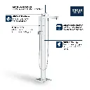 Grohe 23672En1 Single Handle Freestanding Tub Faucet With 6.6 L/Min (1.75 Gpm) Hand Shower Brushed Nickel