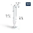 Grohe 23672En1 Single Handle Freestanding Tub Faucet With 6.6 L/Min (1.75 Gpm) Hand Shower Brushed Nickel