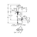 Grohe 23794GNA Single Hole Single-Handle S-Size Bathroom Faucet 1.2 Gpm Brushed Cool Sunrise