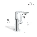 Grohe 23857001 Single-Hole Single Handle M-Size Bathroom Faucet 1.2 Gpm Chrome