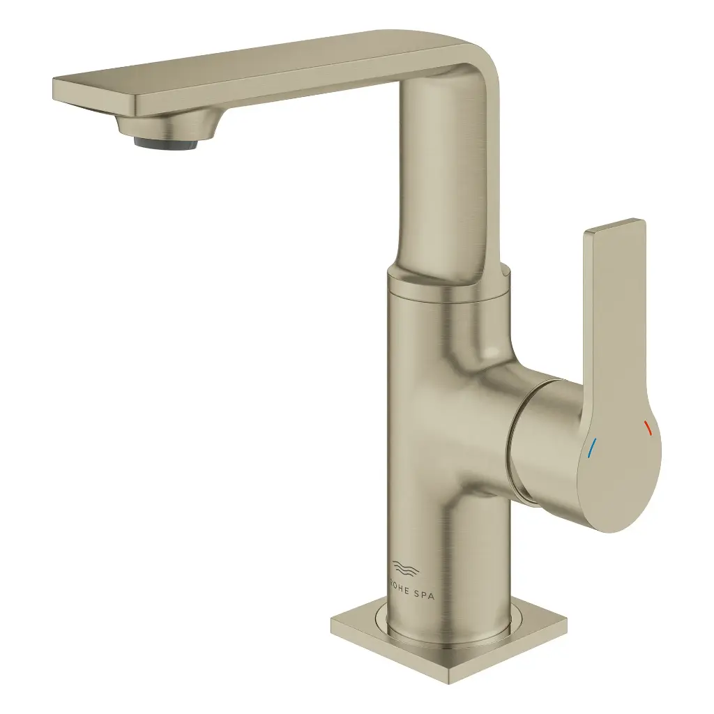 Grohe 23857En1 Single-Hole Single Handle M-Size Bathroom Faucet 1.2 Gpm Brushed Nickel