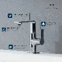Grohe 23857En1 Single-Hole Single Handle M-Size Bathroom Faucet 1.2 Gpm Brushed Nickel
