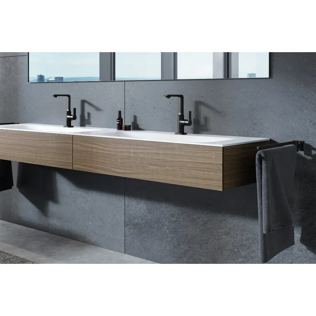 Grohe 238582431 Single-Hole Single Handle L-Size Bathroom Faucet 1.2 Gpm Matte Black