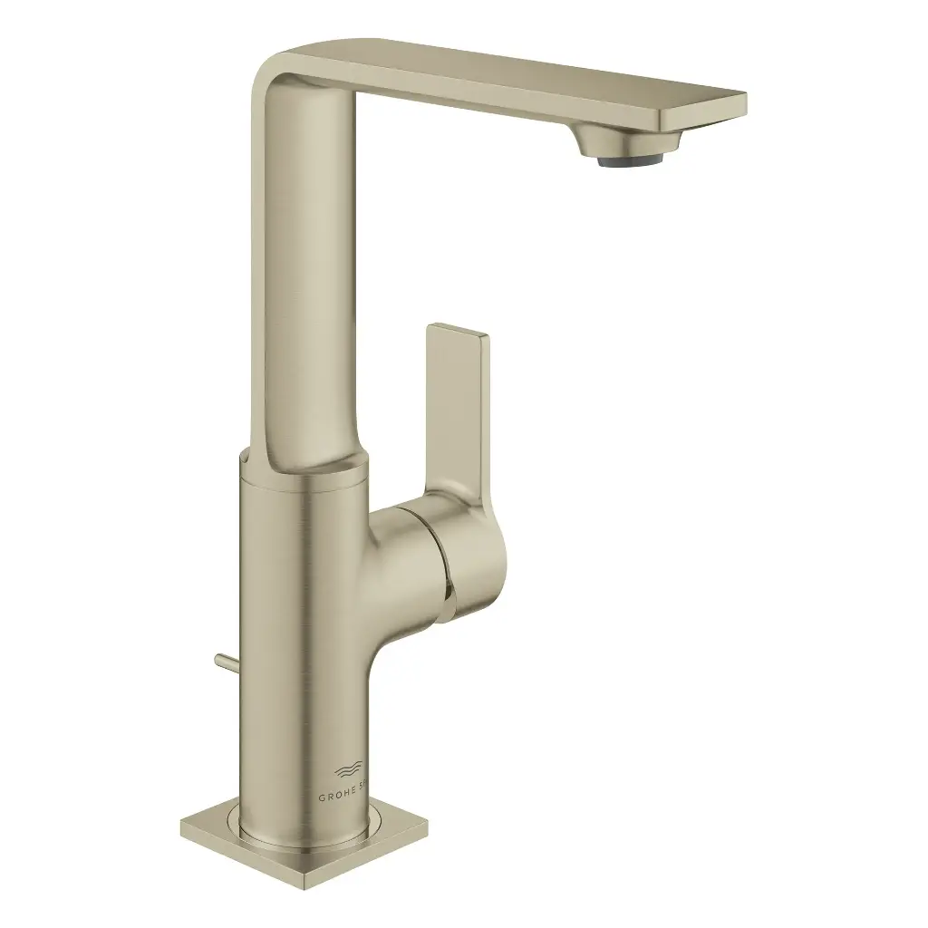 Grohe 23858En1 Single-Hole Single Handle L-Size Bathroom Faucet 1.2 Gpm Brushed Nickel
