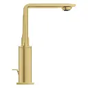Grohe 23858Gn1 Single-Hole Single Handle L-Size Bathroom Faucet 1.2 Gpm Brushed Cool Sunrise