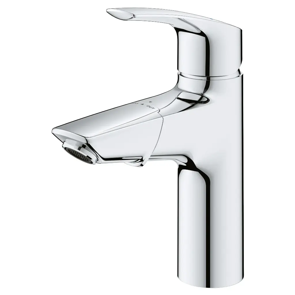 Grohe 23991003 Eurosmart Single Hole M-Size Lavatory Faucet with Pull-Out in Chrome