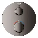 Grohe 24107A00 Single Function 2-Handle Thermostatic Valve Trim Hard Graphite