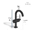 Grohe 24351En0 Single Hole Single Handle M-Size Bathroom Faucet 1.2 Gpm Brushed Nickel