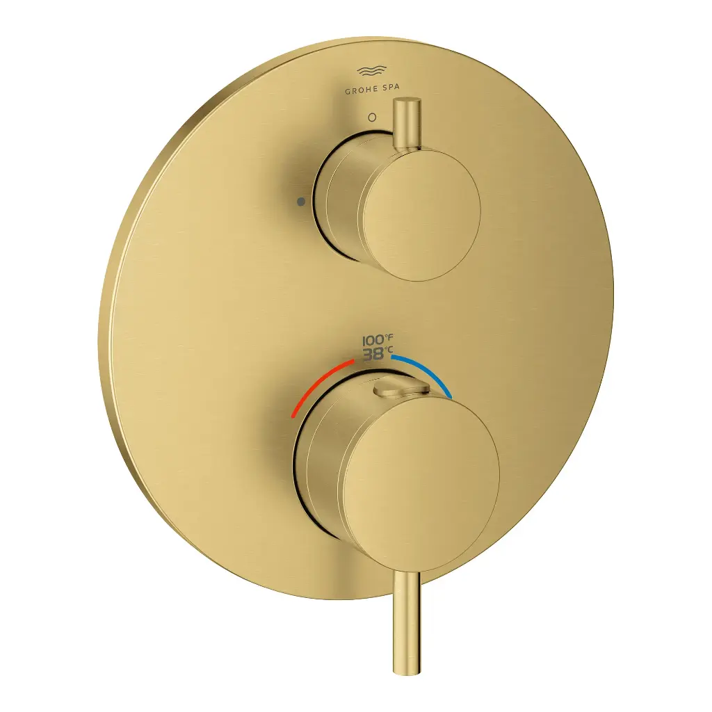 Grohe 24360Gn0 Atrio New Thm Trimset Rapido Shower Us Brushed Cool Sunrise
