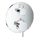 Grohe 24361000 Dual Function 2-Handle Thermostatic Valve Trim Chrome