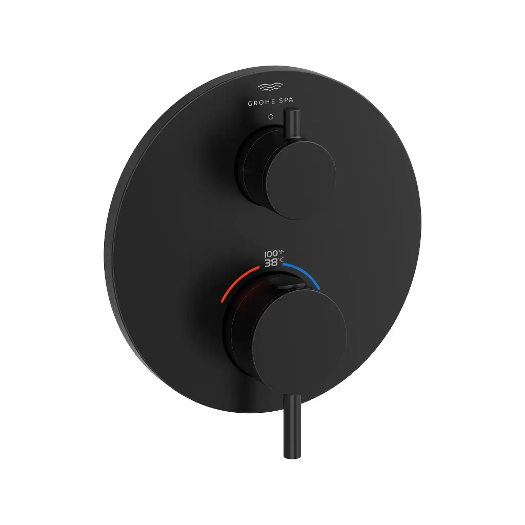 Grohe 243612430 Atrio New Thm Trimset Rapido Bath Us Matte Black